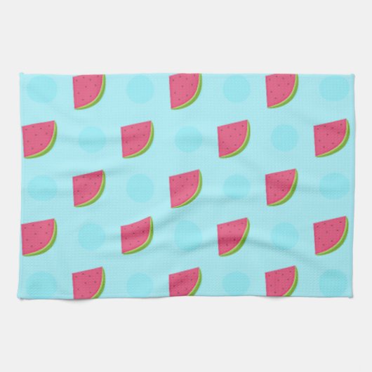スイカプリント キッチンタオル (横)