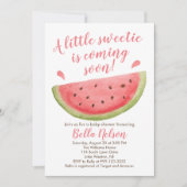 スイカベビーシャワー招待状 招待状 (正面)