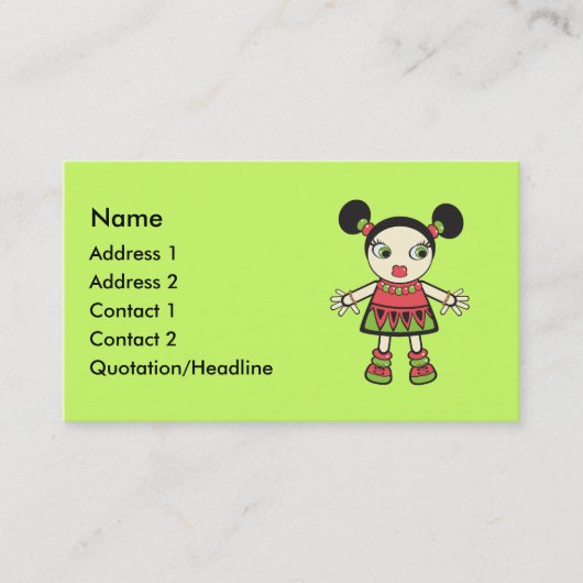 スイカベビー 名刺 (正面)