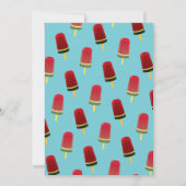 スイカポプシクルパーティー誕生日招待状 招待状 (裏面)