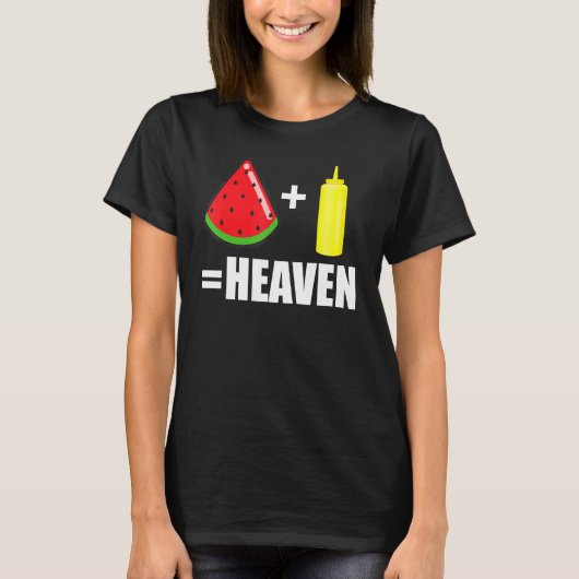 スイカマスタードチャレンジティック1 Tシャツ (正面)