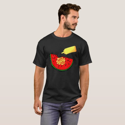 スイカマスタードチャレンジティック2 Tシャツ (正面フル)