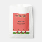 スイカモダンスプラッシュ赤ちゃんシャワー フェイバーバッグ (正面)