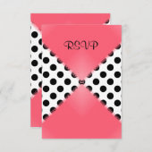 スイカモダンスポット結婚式RSVP 出欠カード (正面/裏面)