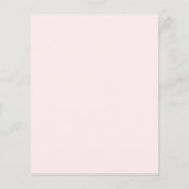 スイカモダンモノグラム名予算ノートカード (裏面)