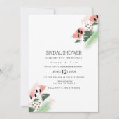 スイカモダン抽象芸術アートブライダルシャワー 招待状 (正面)