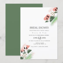 スイカモダン抽象芸術アートブライダルシャワー