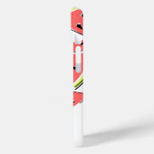 スイカ'モノグラム' iPhoneケース垂直 Case-Mate iPhoneケース (裏面 / 左)