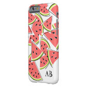 スイカ'モノグラム' iPhoneケース垂直 Case-Mate iPhoneケース (裏面左)