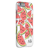 スイカ'モノグラム' iPhoneケース垂直 Case-Mate iPhoneケース (裏面/右)