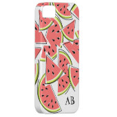 スイカ'モノグラム' iPhoneケース垂直 Case-Mate iPhoneケース (裏面/右)