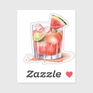 スイカライムカクテル シール