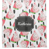 スイカラースイカ シャワーカーテン (正面)