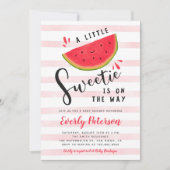 スイカリトルスウィーティベビーシャワー招待状 招待状 (正面)