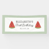 スイカリトルスウィートメロン誕生日 横断幕 (横)