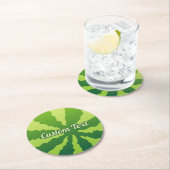 スイカリン紙コースター ラウンドペーパーコースター (インサイチュ)