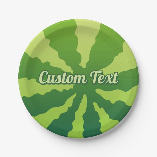 スイカリン紙プレート ペーパープレート (正面)