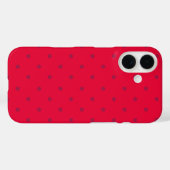 スイカレッド水玉模様 Case-Mate iPhoneケース (裏面 (横))
