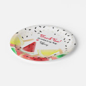 スイカレモンライムフルーツポピュシクル |ありがとうございます ペーパープレート (アングル)