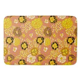 スイカレモン金ゴールド バスマット