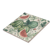 スイカヴィンテージ植物性シームレスパターン タイル (側面)