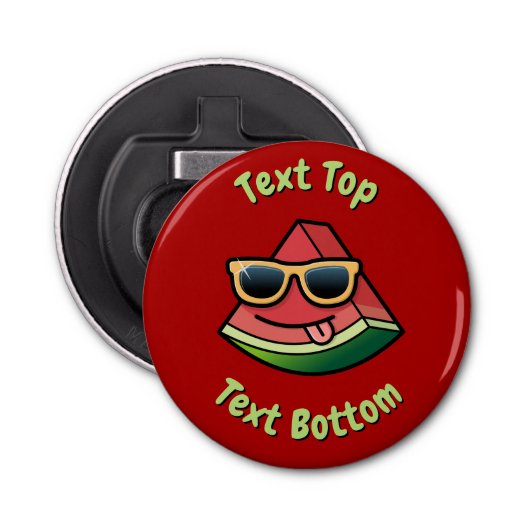 スイカートゥーンボトルオープナー 栓抜き (正面)