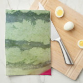 スイカ丸 キッチンタオル (四つ折り)