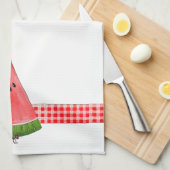 スイカ付きアリ – キッチンタオル (四つ折り)