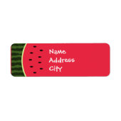 スイカ住所 シール (正面)