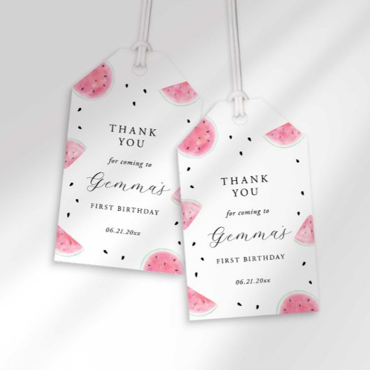 スイカ党の好意ラベル ギフトタグ