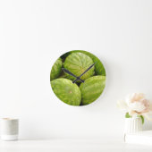 スイカ全粒 ラウンド壁時計 (ホーム)