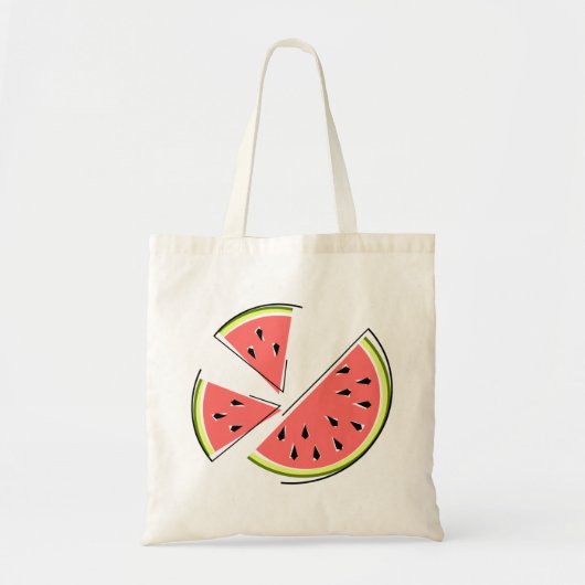 スイカ切りのトートバッグ トートバッグ (正面)