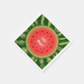 スイカ切りピクニック スタンダードカクテルナプキン (角)
