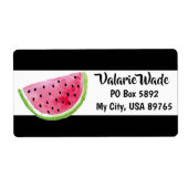 スイカ切り住所 シール (正面)