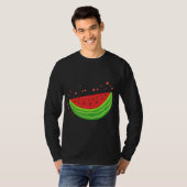 スイカ切り果実 Tシャツ (正面フル)