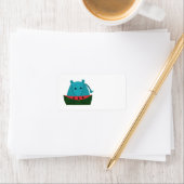 スイカ切り海馬 ラベル (インサイチュ)