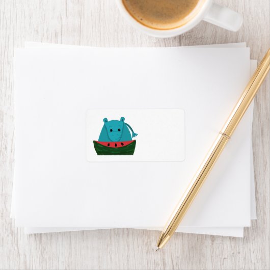 スイカ切り海馬 ラベル (インサイチュ)