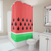 スイカ切片 シャワーカーテン (インサイチュ)