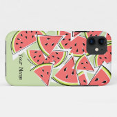 スイカ'名前'緑のiPhoneケース Case-Mate iPhoneケース (裏面(横))