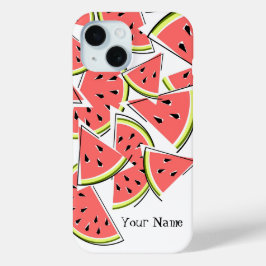 スイカ'名前' iPhoneケース iPhone 15ケース