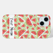 スイカ名数々の緑iPhoneケース Case-Mate iPhoneケース (裏面 (横))