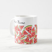 スイカ名 コーヒーマグカップ (正面左)