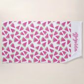 スイカ名 ビーチタオル (正面)