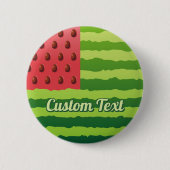 スイカ国旗のボタン 缶バッジ (正面)