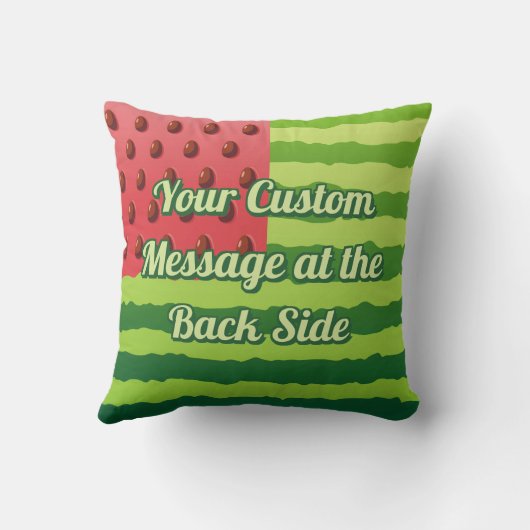 スイカ国旗 クッション (裏面)