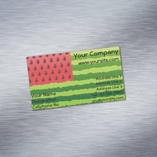 スイカ国旗 マグネット名刺 (インサイチュ)