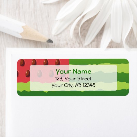 スイカ国旗 ラベル (インサイチュ)