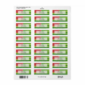 スイカ国旗 ラベル (フルシート)