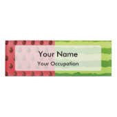 スイカ国旗 名札 (正面)