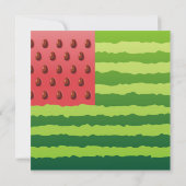 スイカ国旗 招待状 (裏面)